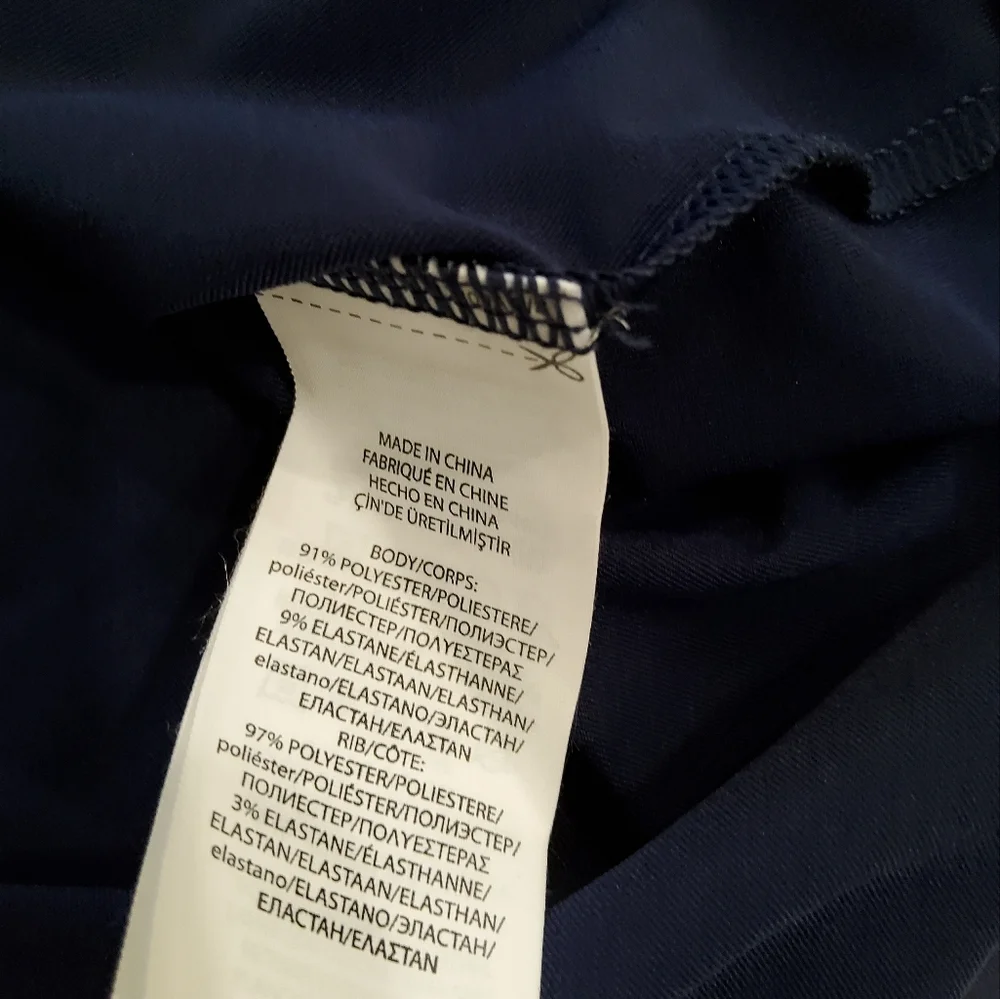Polo by Ralph Lauren Performans Men's Navy Polo Shirt Size L